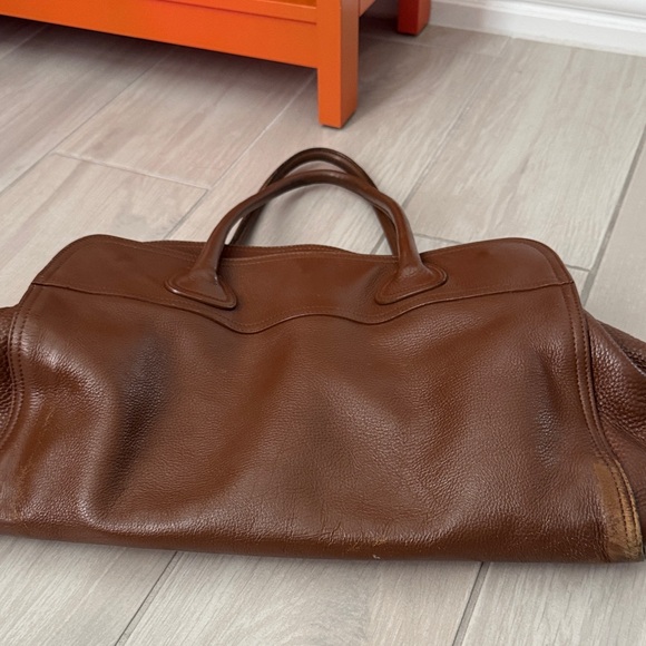 Prada Brown Leather Satchel Bag - Picture 7 of 10